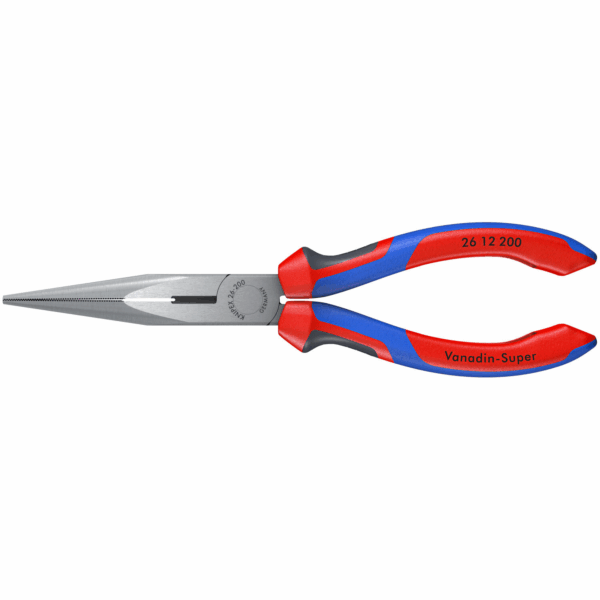 Gojot Precision Long Nose Pliers with Cutter – 8 Inch, Slim Grip Design